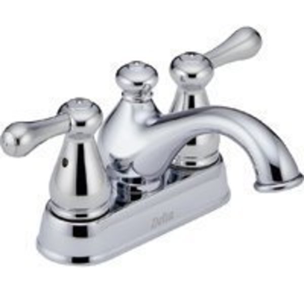Delta DELTA Leland 2578LF-278 Bathroom Faucet, 2-Faucet Handle, 4-1/8 in H Spout, Brass, Chrome 2578LF-278